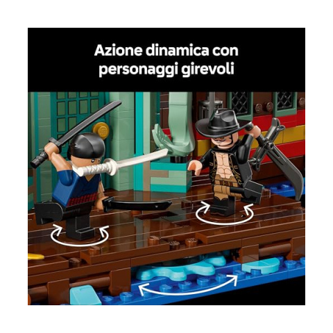 LEGO ONE PIECE Baratie Ristorante Galleggiante 75640 con 10 Minifigure