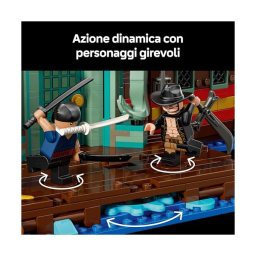 LEGO ONE PIECE Baratie Ristorante Galleggiante 75640 con 10 Minifigure