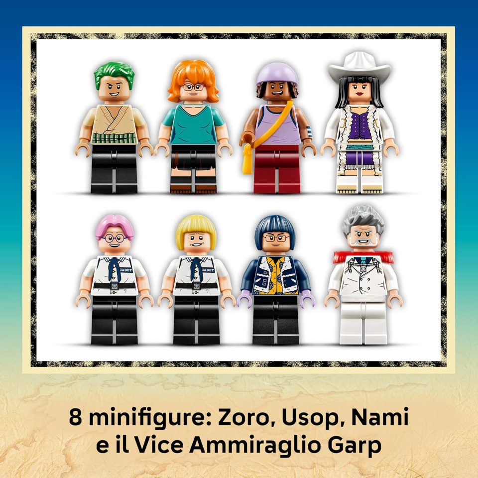 LEGO ONE PIECE Nave da Guerra di Garp