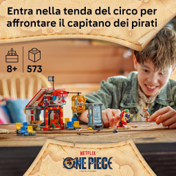LEGO ONE PIECE tenda del circo di Bagy il Clown