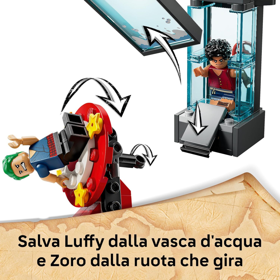 LEGO ONE PIECE tenda del circo di Bagy il Clown