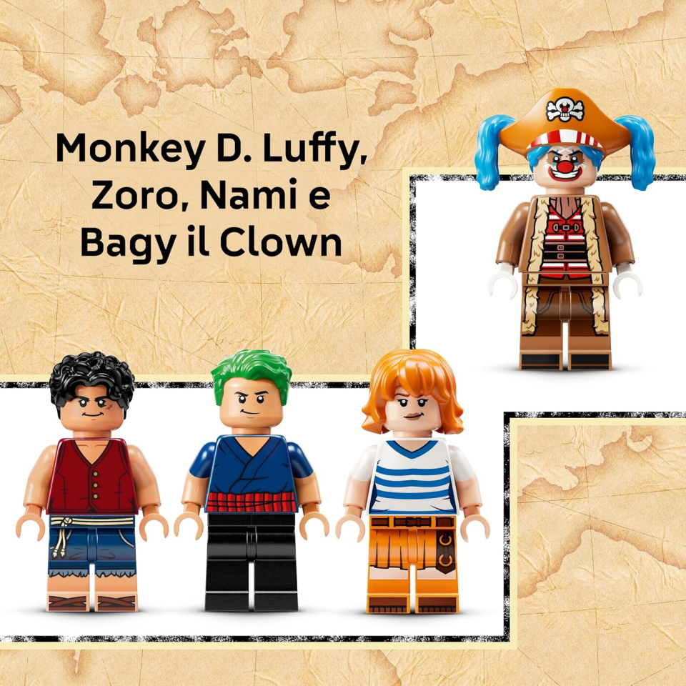 LEGO ONE PIECE tenda del circo di Bagy il Clown