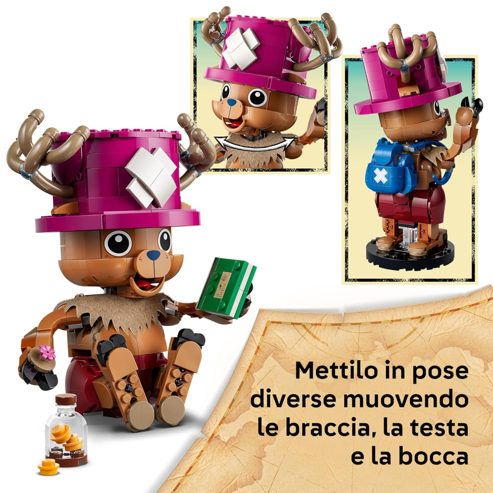 LEGO ONE PIECE figura TonyTony Chopper alta 19 cm