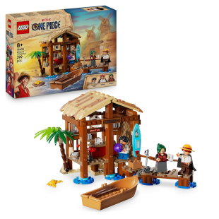 LEGO ONE PIECE Capanna Villaggio Foosha 75636 – Luffy, Shanks e Barca Pirata
