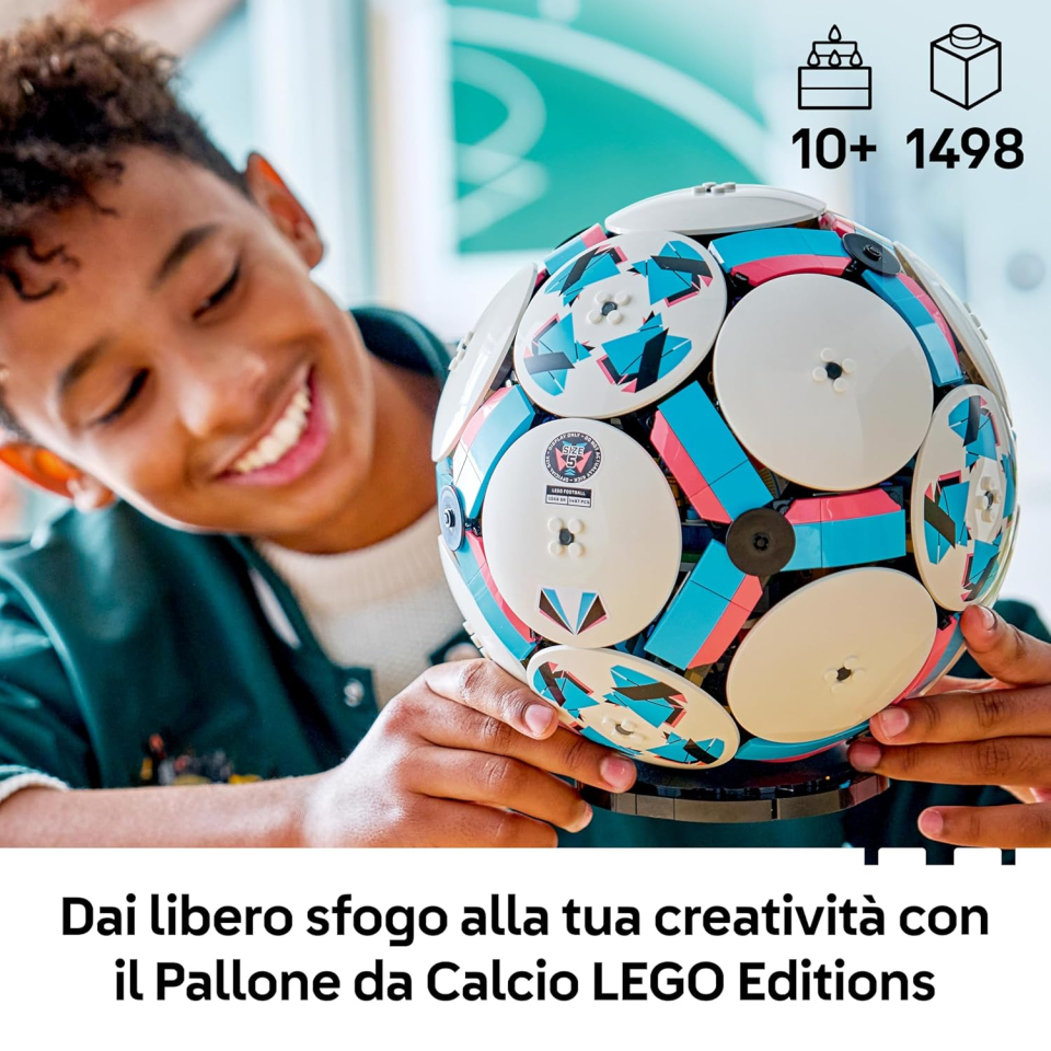 LEGO Editions Pallone da Calcio 3D con Mini-Stadio 43019