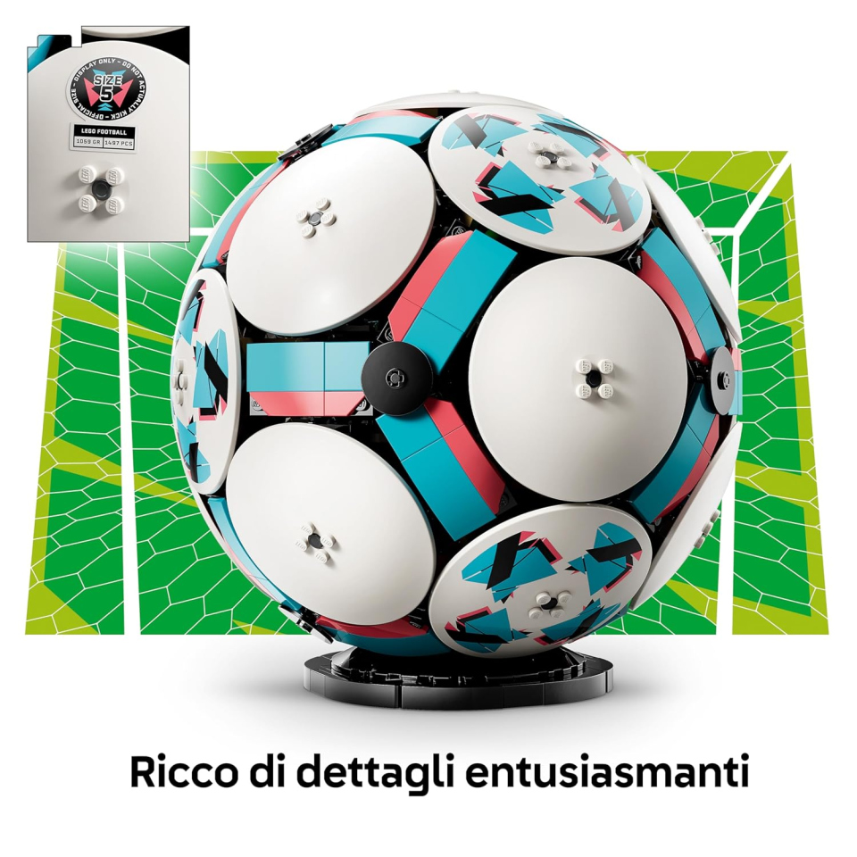LEGO Editions Pallone da Calcio 3D con Mini-Stadio 43019