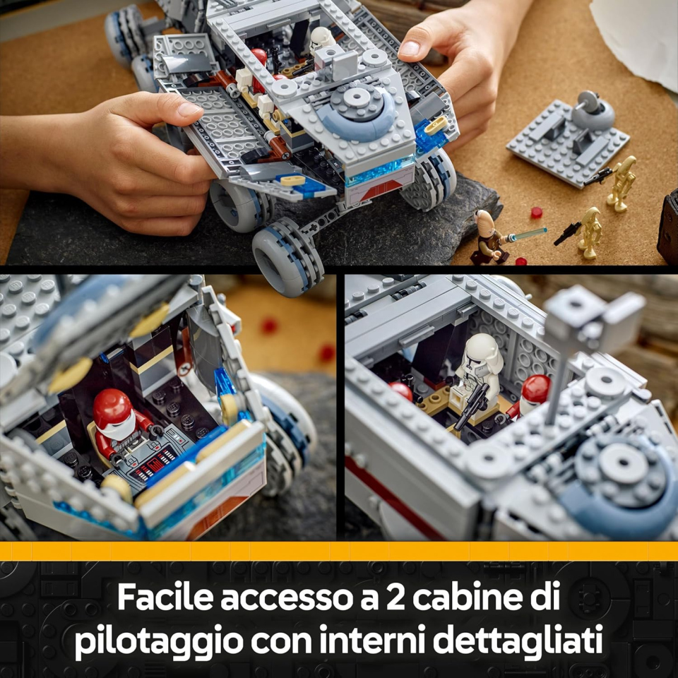 LEGO Star Wars Republic Juggernaut 75413 – Veicolo Clone Wars