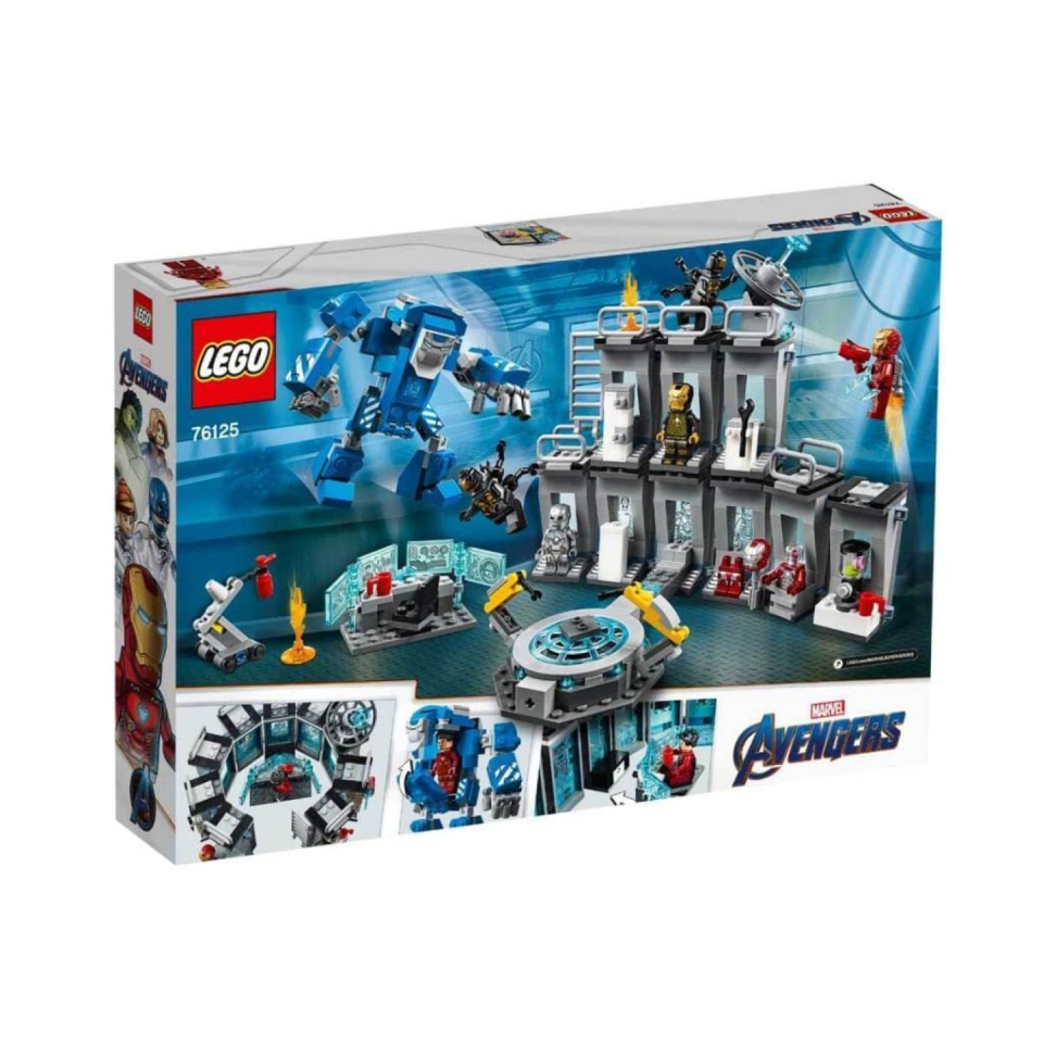 LEGO Marvel Sala delle Armature di Iron Man 76125