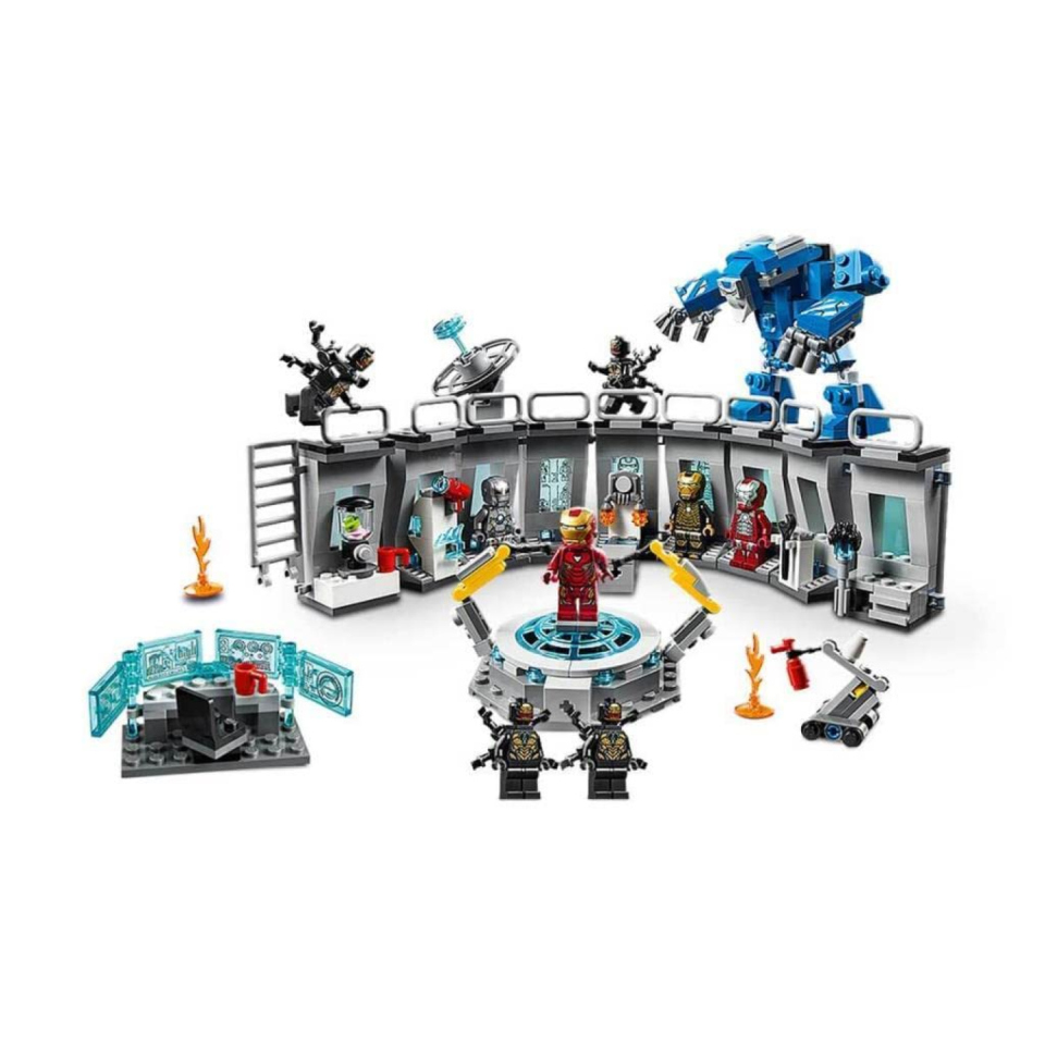 LEGO Marvel Sala delle Armature di Iron Man 76125