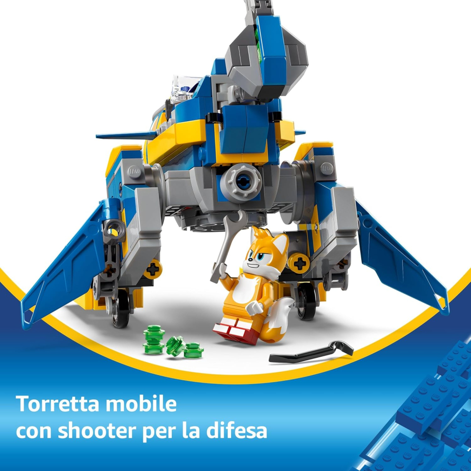 LEGO Sonic robot trasformabile Cyclone da 290 pezzi