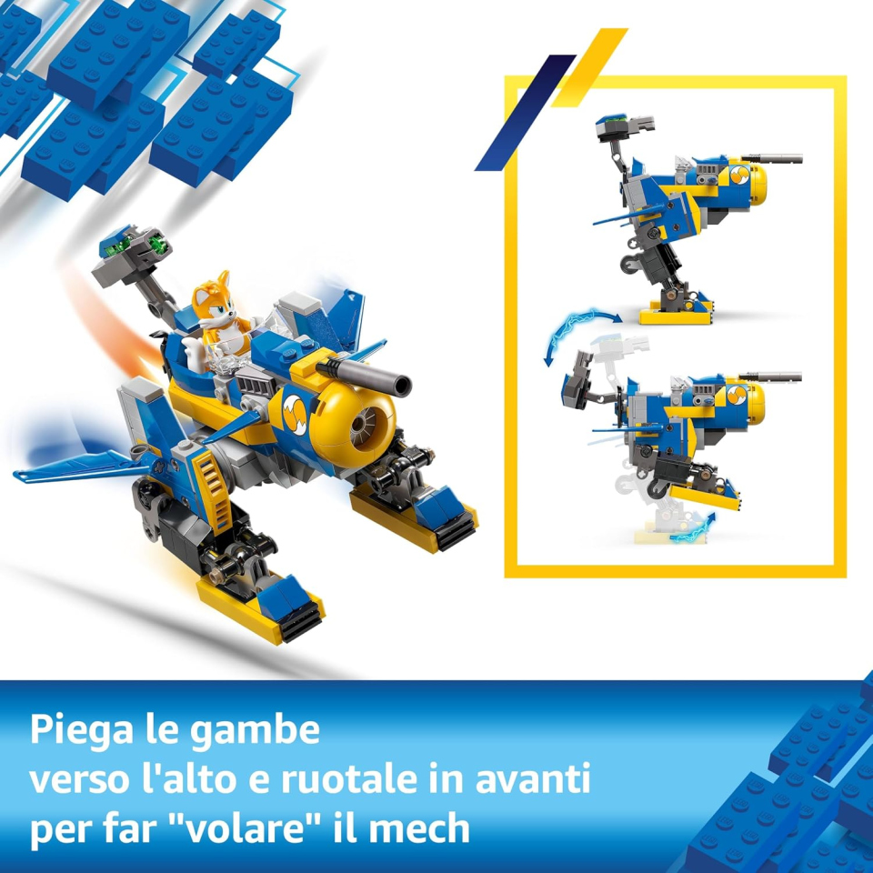 LEGO Sonic robot trasformabile Cyclone da 290 pezzi