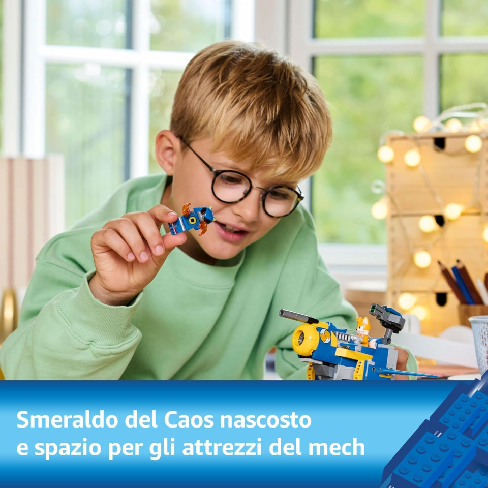 LEGO Sonic robot trasformabile Cyclone da 290 pezzi