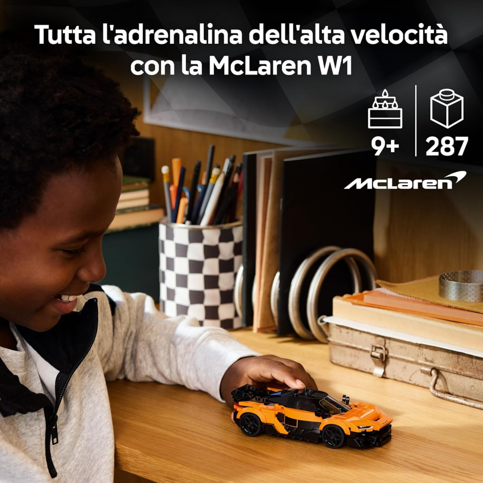 LEGO Speed Champions McLaren W1 – Set Costruzioni Auto Sportiva 77257