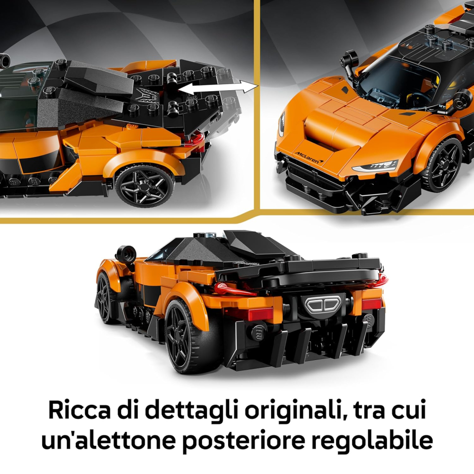 LEGO Speed Champions McLaren W1 – Set Costruzioni Auto Sportiva 77257