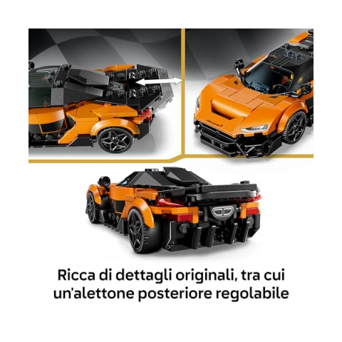 LEGO Speed Champions McLaren W1 – Set Costruzioni Auto Sportiva 77257