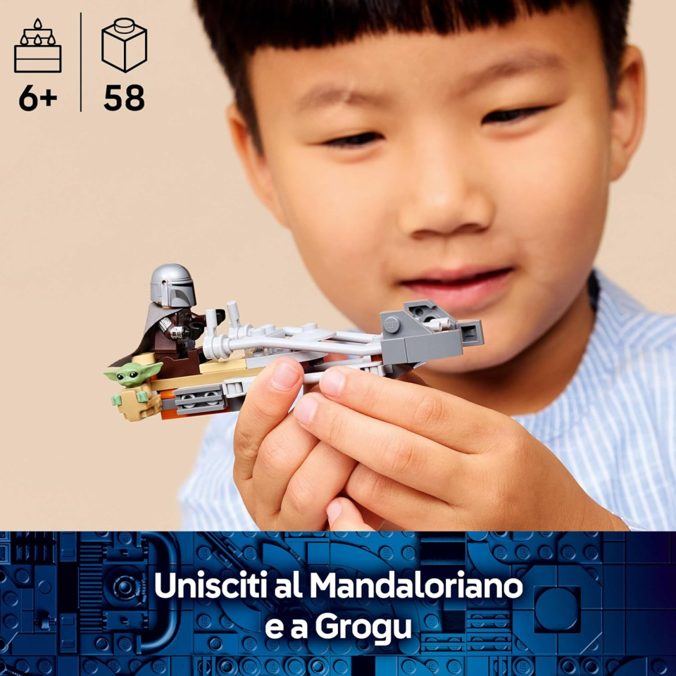 LEGO Star Wars Speeder Bike del Mandaloriano e Grogu 75436
