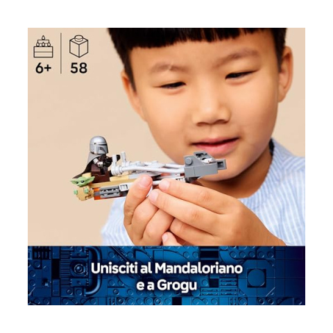 LEGO Star Wars Speeder Bike del Mandaloriano e Grogu 75436