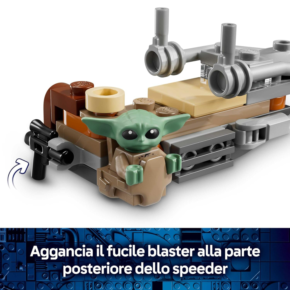 LEGO Star Wars Speeder Bike del Mandaloriano e Grogu 75436