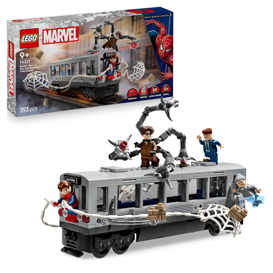 LEGO Marvel Spider-Man vs Doc Ock Duello sul Treno 76321