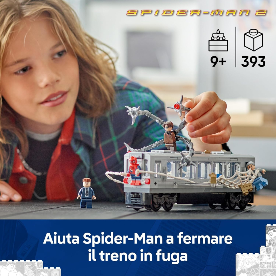 LEGO Marvel Spider-Man vs Doc Ock Duello sul Treno 76321