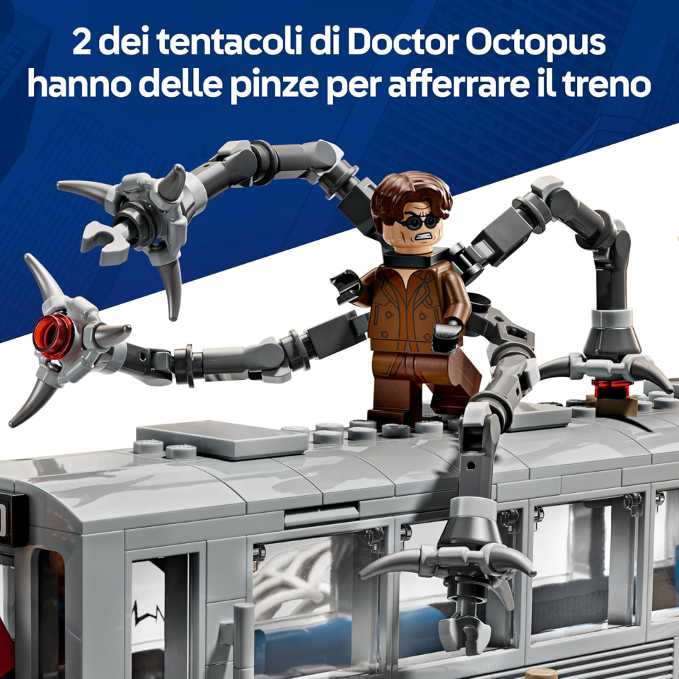 LEGO Marvel Spider-Man vs Doc Ock Duello sul Treno 76321