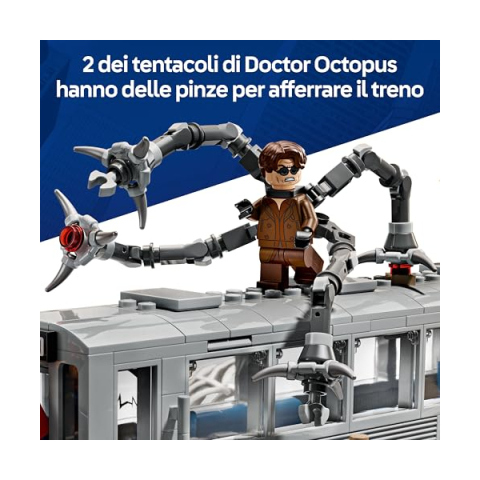 LEGO Marvel Spider-Man vs Doc Ock Duello sul Treno 76321