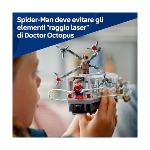 LEGO Marvel Spider-Man vs Doc Ock Duello sul Treno 76321