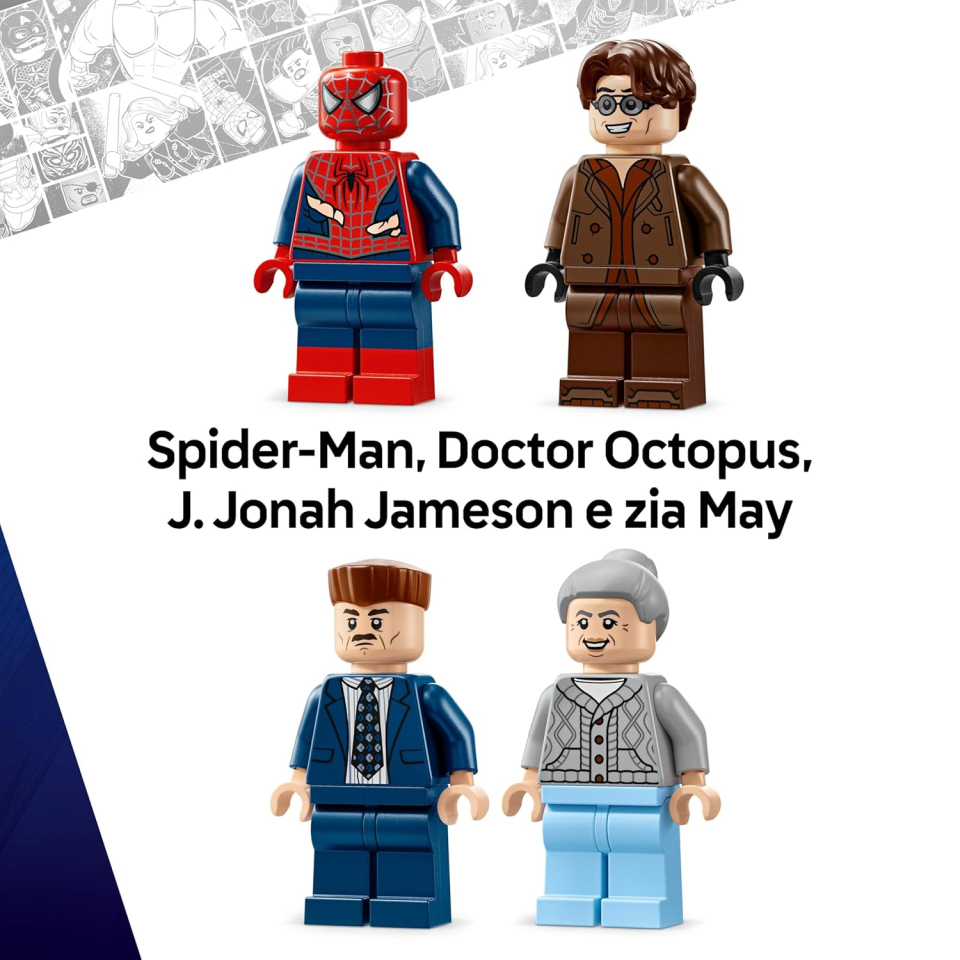 LEGO Marvel Spider-Man vs Doc Ock Duello sul Treno 76321