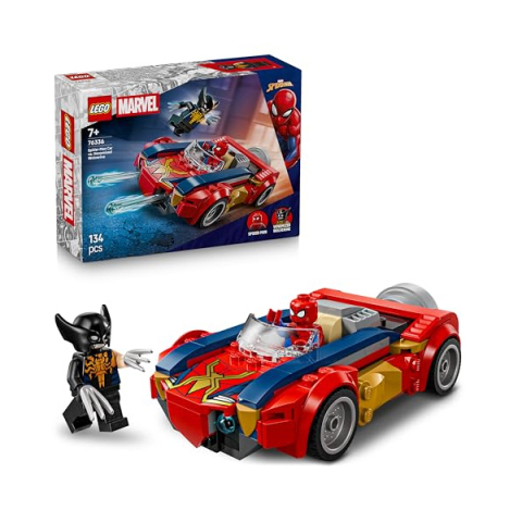 LEGO Marvel Auto di Spider-Man vs. Venomized Wolverine 76336