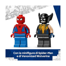 LEGO Marvel Auto di Spider-Man vs. Venomized Wolverine 76336