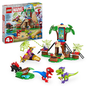 LEGO Marvel Spidey Quartier Generale Albero con Dinosauri 11200
