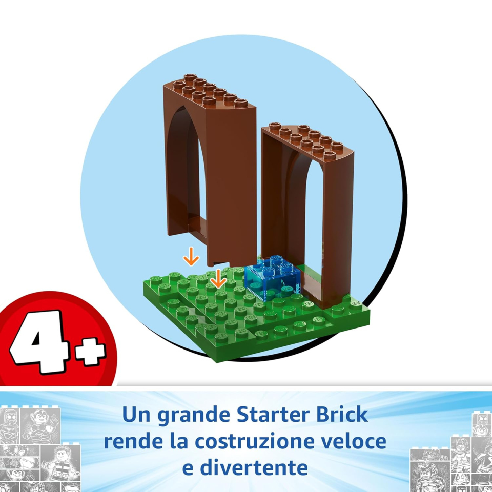 LEGO Marvel Spidey Quartier Generale Albero con Dinosauri 11200