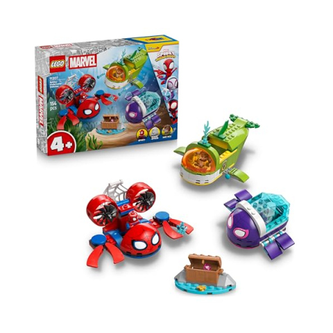 LEGO Marvel Spidey Veicoli Subacquei 11207 – 3 Sottomarini e Minifigure