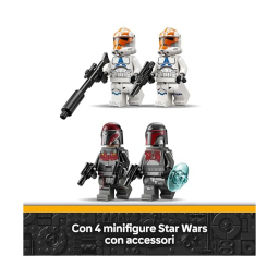 LEGO Star Wars 75449 Battle Pack Assedio di Mandalore