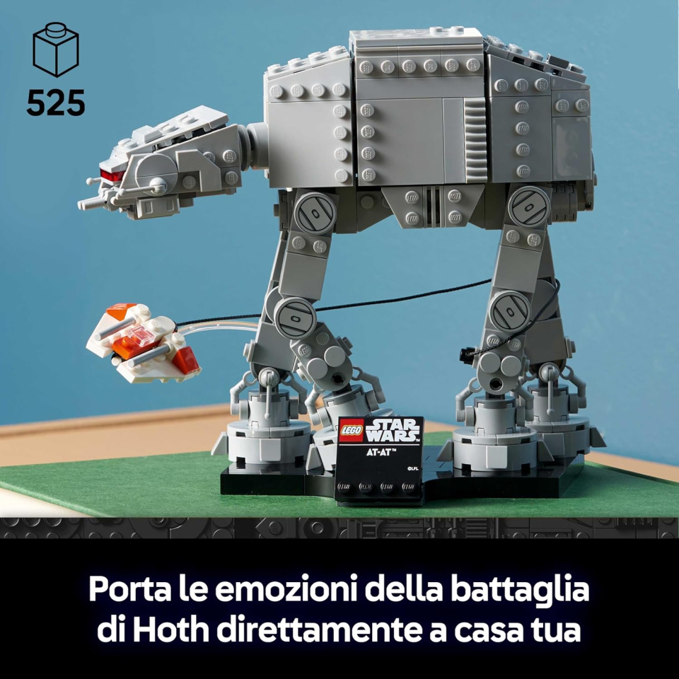 LEGO Star Wars AT-AT 75440 – Modellino Scala Media con Snowspeeder