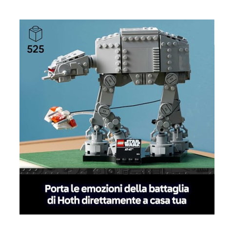 LEGO Star Wars AT-AT 75440 – Modellino Scala Media con Snowspeeder