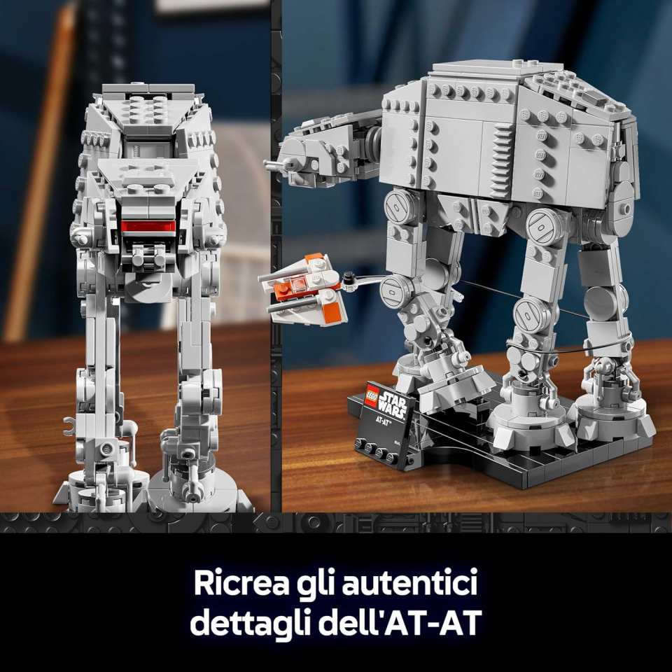 LEGO Star Wars AT-AT 75440 – Modellino Scala Media con Snowspeeder