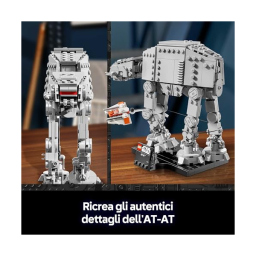 LEGO Star Wars AT-AT 75440 – Modellino Scala Media con Snowspeeder