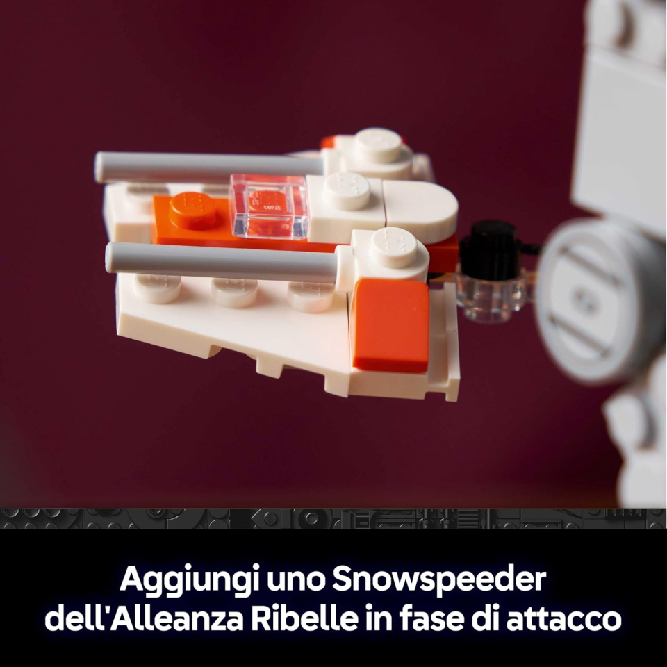 LEGO Star Wars AT-AT 75440 – Modellino Scala Media con Snowspeeder