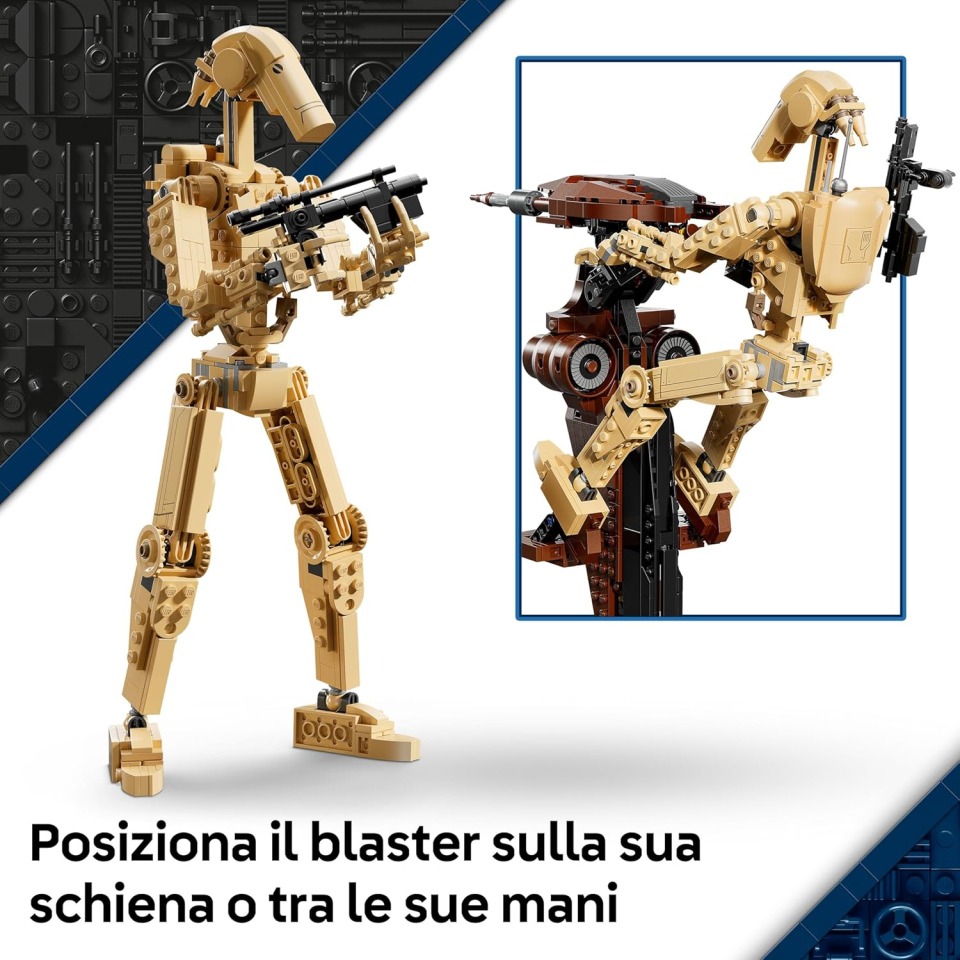 LEGO Star Wars Battle Droid con STAP – Action Figure da Costruzione