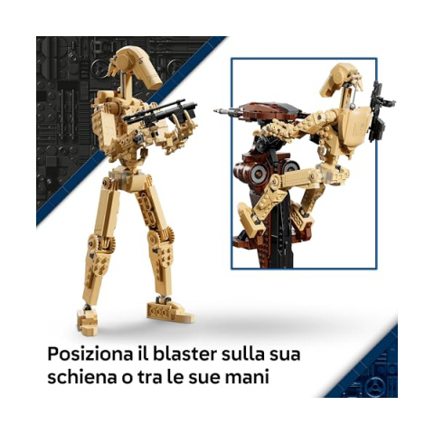 LEGO Star Wars Battle Droid con STAP – Action Figure da Costruzione