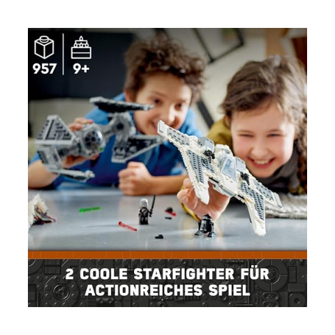 LEGO Star Wars Fang Fighter Mandaloriano vs TIE Interceptor 75348