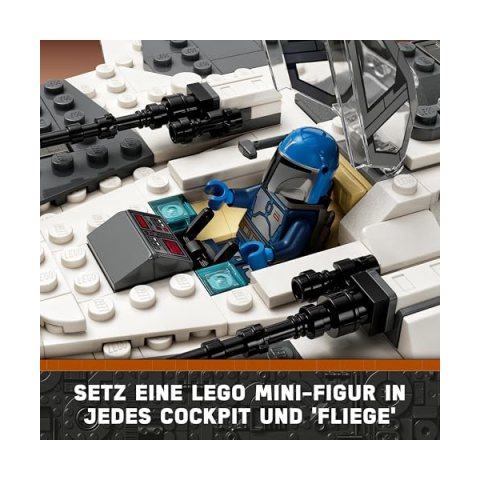 LEGO Star Wars Fang Fighter Mandaloriano vs TIE Interceptor 75348