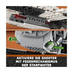 LEGO Star Wars Fang Fighter Mandaloriano vs TIE Interceptor 75348