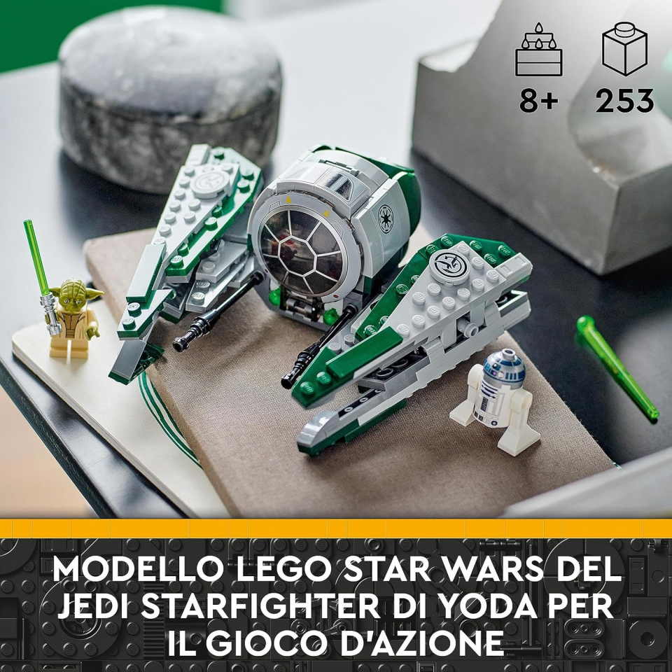 LEGO Star Wars Jedi Starfighter di Yoda – Set 75360