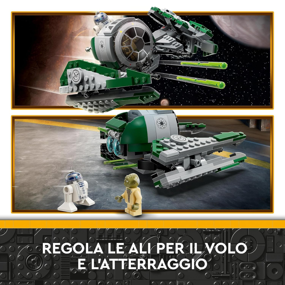 LEGO Star Wars Jedi Starfighter di Yoda – Set 75360