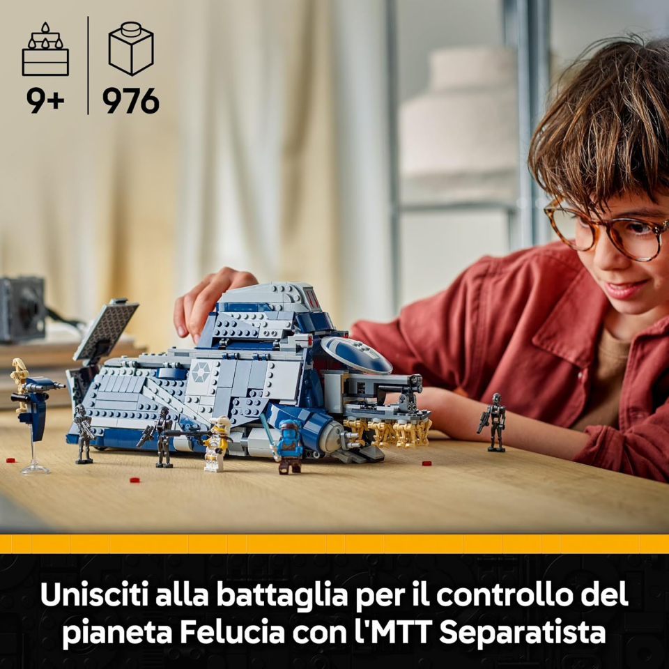 LEGO Star Wars MTT Separatista Battaglia di Felucia 75435