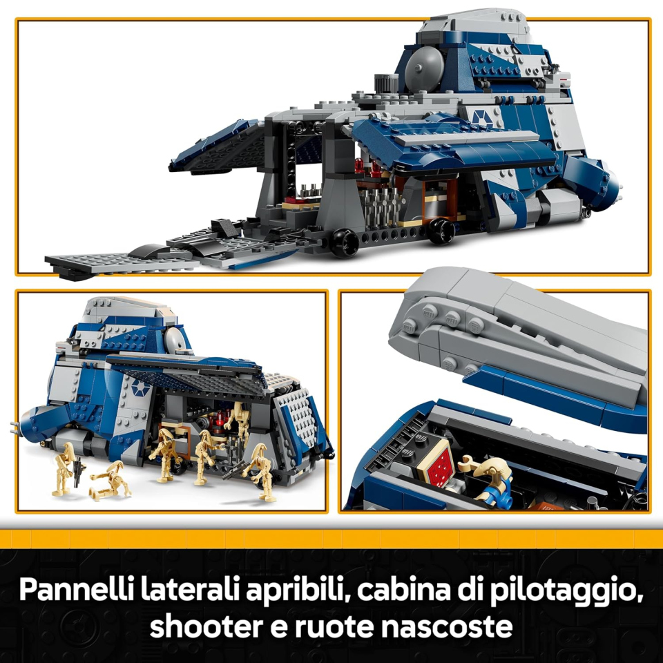 LEGO Star Wars MTT Separatista Battaglia di Felucia 75435