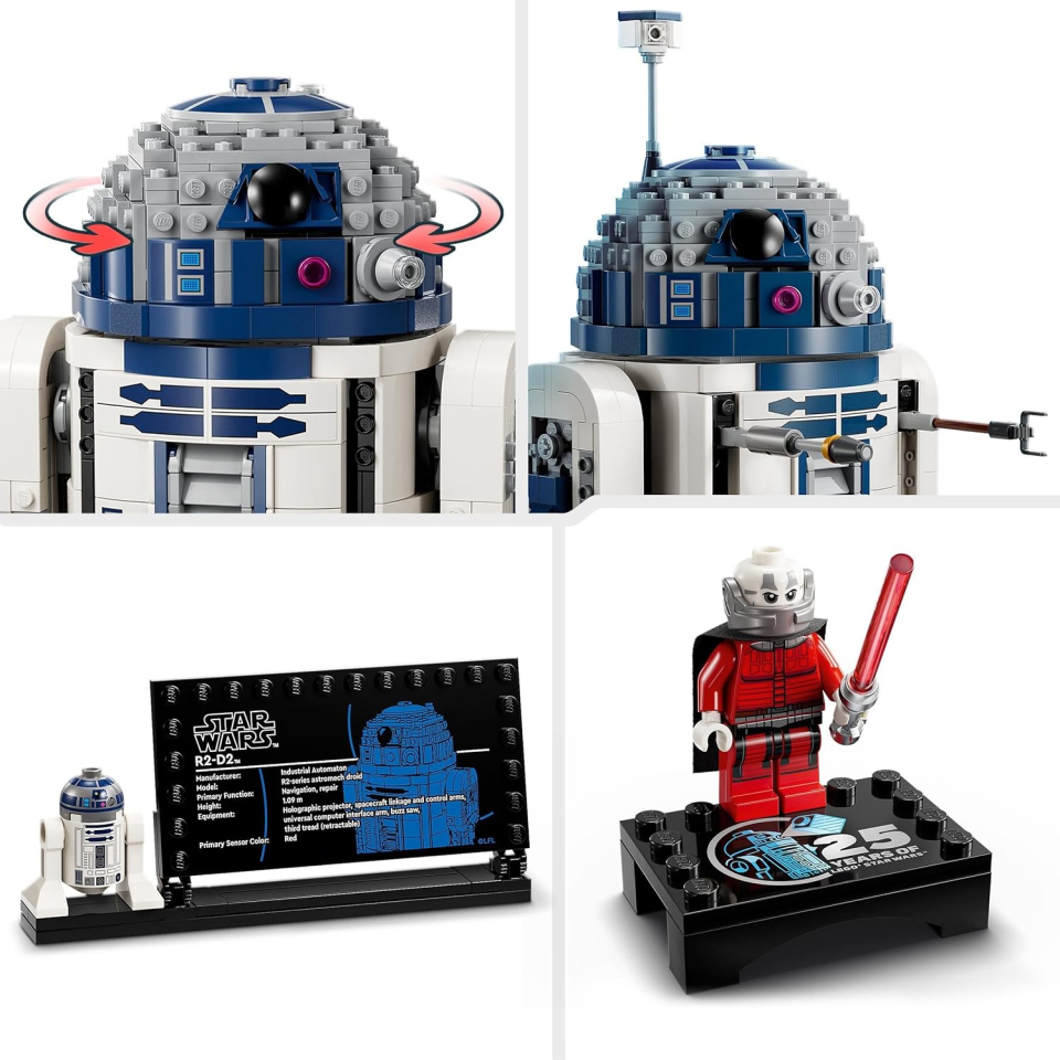 LEGO Star Wars R2-D2 75379 – Set da Costruzione con Minifigure Darth Malak