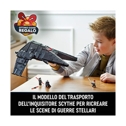 LEGO Star Wars Trasporto Inquisitore Scythe 75336 con 4 Minifigure